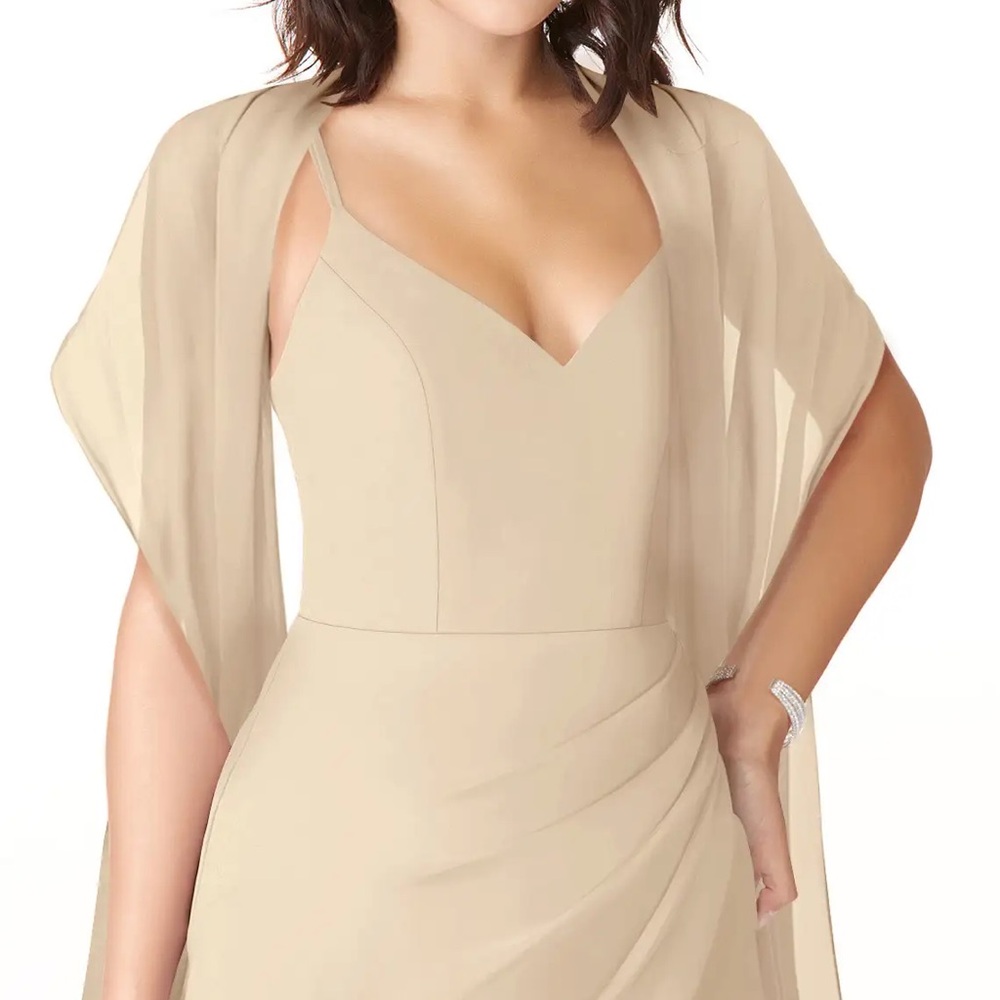AZAZIE Champaign Sheer Chiffon Shawl